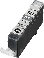 Оригинальный картридж Canon CLI-521 GY (серый, 9 мл.) (арт. 2937B004)