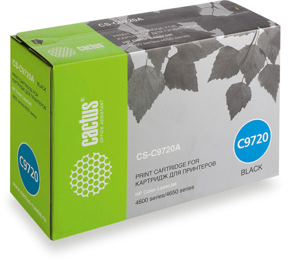 Картридж Cactus Тонер Картридж CS-C9720A черный для HP (9000стр.) (арт. CS-C9720A)