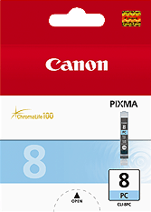 Оригинальный картридж Canon CLI-8PC (фото-голубой, 13 мл.) (арт. 0624B001)
