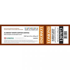 Холст Lomond Холст LOMOND хлопковый, ролик 1067 мм х 50.8 мм, 340 г/м2, 15 метров (арт. 1207073)