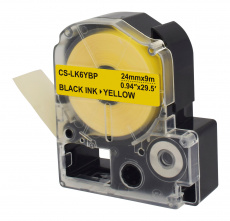 Картридж ленточный Cactus черный для Epson LW700, LW600P, LW1000P, Z700, Z900 (арт. CS-LK6YBP)