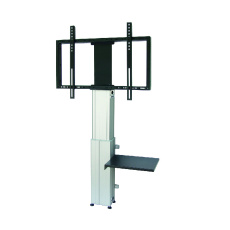 Стойка моторизированная настенно-напольная для монитора OMB 90″ WALL COLUMN 2.0 (silver) (арт. 07113)