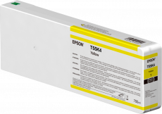 Картридж Epson T55K400 UltraChrome HDX/HD (жёлтый, 700 мл.) (арт. C13T55K400)