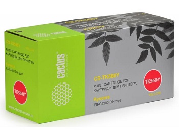 Картридж Cactus CS-TK560Y (арт. CS-TK560Y)