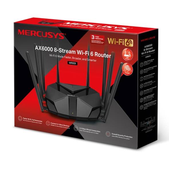 Маршрутизатор Mercusys MR90X (арт. MR90X)