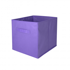 КОРОБ-кубик для хранения ГЕЛЕОС КУБ 33-7 (30х30х30 см) сиреневый (арт. КУБ33-7)