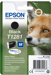 Картридж Epson DURABrite Ultra Ink Singlepack T1281 black (security version) (арт. C13T12814022)