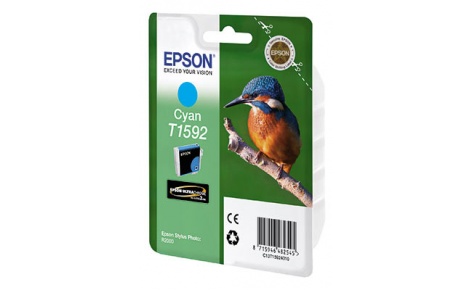 Картридж Epson T1592 Cyan (арт. C13T15924010)