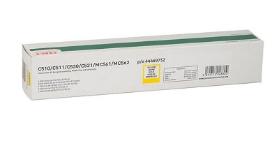 Тонер-картридж OKI желтый для C510/530/MC561 и С511/531/MC562 (5000 стр.) (арт. 44469752)