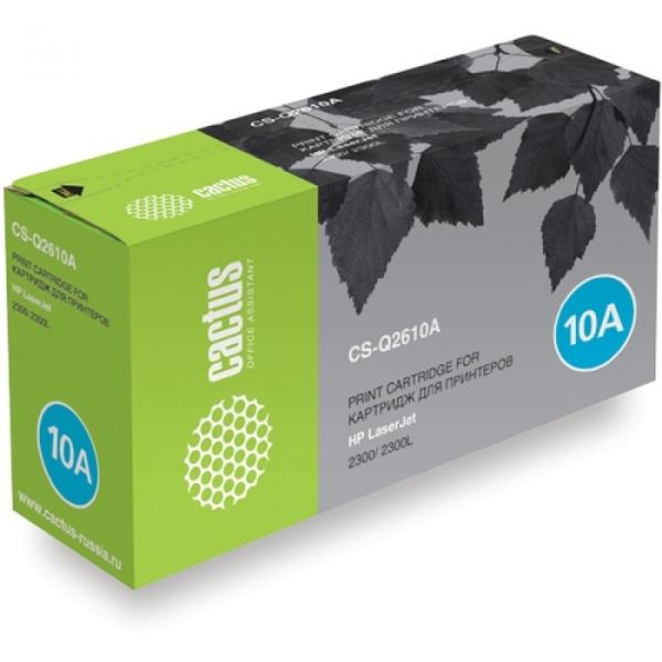 Картридж Cactus Тонер Картридж CS-Q2610AR черный для HP LJ 2300/2300L (6000стр.) (арт. CS-Q2610AR)