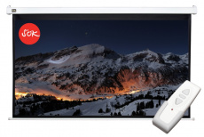 Экран для проектора SOK Cinema Pro 370 x 208 см Motoscreen 16:9 настенно-потолочный 167″ (арт. SCPSM-370x208FG)