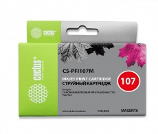 Картридж Cactus пурпурный (130мл) для Canon (арт. CS-PFI107M)