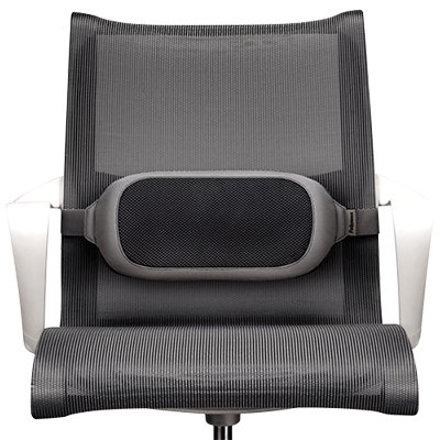 Поддерживающая подушка для поясницы Fellowes I-Spire Series™, серая (арт. FS-80422)