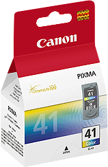 Оригинальный картридж Canon CL-41 (многоцветный, 12 мл.) (арт. 0617B025)