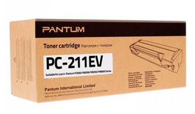 Оригинальный тонер-картридж Pantum (чёрный, 1600 стр.) (арт. PC-211EV)