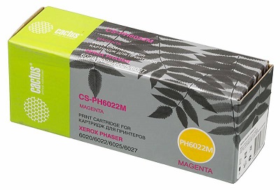 Картридж Cactus 106R02761 пурпурный (1000стр.) для Xerox (арт. CS-PH6022M)