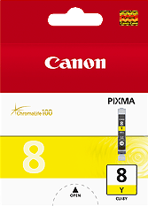 Оригинальный картридж Canon CLI-8Y (жёлтый, 13 мл.) (арт. 0623B024)