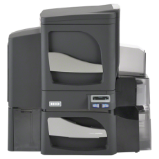 Принтер пластиковых карт Fargo DTC4500e двусторонний с USB и Ethernet - С лотком на замке, с двустор