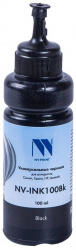 Чернила NV Print NV-INK100 универсальные Black на водной основе (100 ml) Китай (арт. NV-INK100Bk)