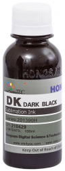 Чернила сублимационные DCTec Y203H Dark Black (черный) 100 мл (арт. 201390H-DK-100)