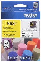 Картридж Brother LC-563Y (арт. LC563Y)