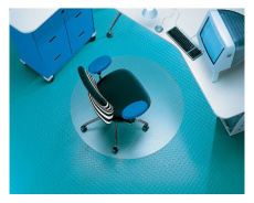 Защитный напольный коврик RS-Office 12-120R, 120 см (арт. 12-120R Коврик поликарбон. напольный, D120)