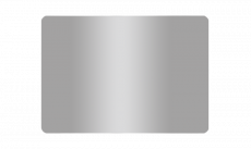 Металлическая пластина OEM (серебряная матовая) (арт. X-10 / 1029-1)