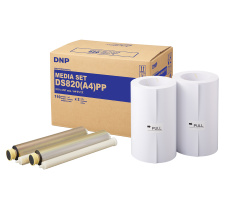 Комплект DNP DS 820 (A4 PPD). 2 рулона бумаги и 2 картриджа с красящей пленкой, 2х 110 отпечатков, ф