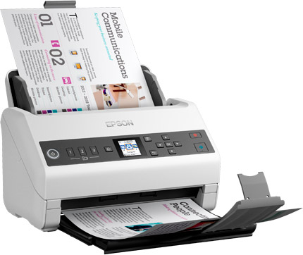 Сканер документов Epson WorkForce DS-730N (арт. B11B259401)