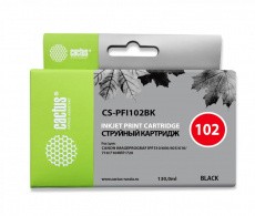 Картридж Cactus черный (130мл) для Canon (арт. CS-PFI102BK)