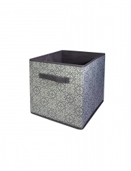 Короб ГЕЛЕОС раскладной с ручкой, «Грей» / Серый, 28х28х28 см (арт. ГРЕ-181)