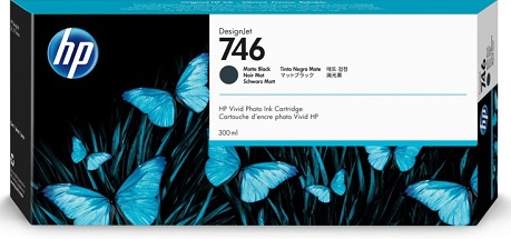 Картридж HP 746 Matte Black DesignJet Ink Cartridge 300ml (арт. P2V83A)