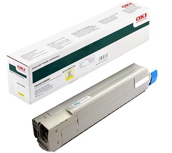 Тонер-картридж OKI желтый для C8600/8800 (6000 стр.) (арт. 43487721)