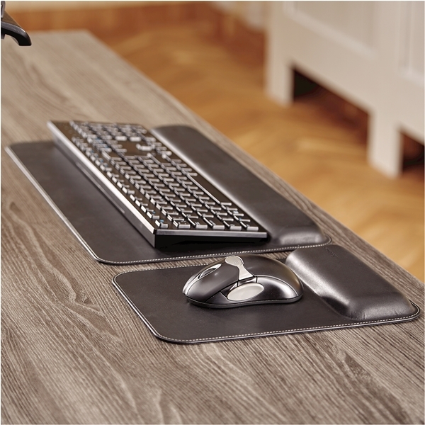 Премиальная подкладка под клавиатуру Fellowes Hana™, черная (арт. FS-80556)