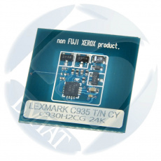 Чип Булат для Lexmark C930 / 935 C930H2СG Сyan (24k) (арт. BULXC93000020)