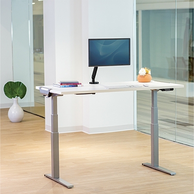 Стол с регулировкой высоты Fellowes Levado, Белый, 1400 x 800 (арт. LV-97087)