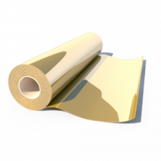 Термопленка Poli-Flex Premium 420 Gold metallic, рулон 0,5x25 м (арт. 1427)