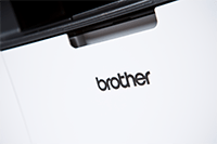DCP-1623W close up of brother logo