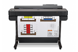 Широкоформатный принтер HP DesignJet T650 36" (5HB10A)