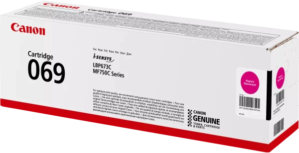 Тонер-картридж Canon 069 Magenta (1900 стр.) (арт. 5092C002)