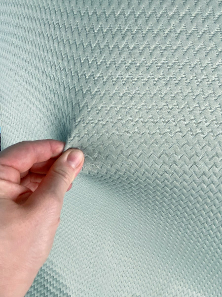 Чехол на компьютерное кресло ГЕЛЕОС 428М (размер М, волна, зеленый чай) (арт. ГЧ00428М)