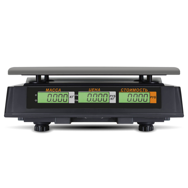 Торговые настольные весы Mertech M-ER 327 AC-32.5 ″Ceed″ LCD Черные (арт. 3018)