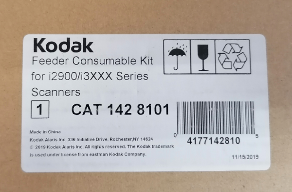 Комплект роликов Kodak Feed Roller Kit для Kodak i2900/i3000/S2085f/S3000 (арт. 1428101)