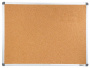 Демонстрационная доска Cactus пробковая коричневый 90x120см алюминиевая рама пробка/алюминий (арт. CS-CBD-90X120)