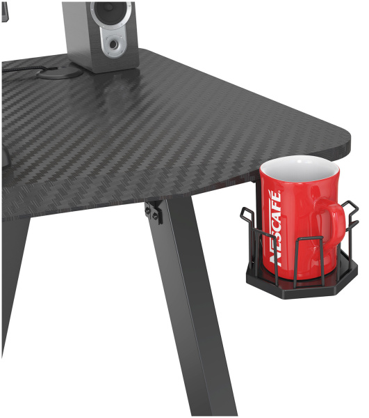 Стол игровой Cactus черный (арт. CS-GTZ-BKRD-CARBON)