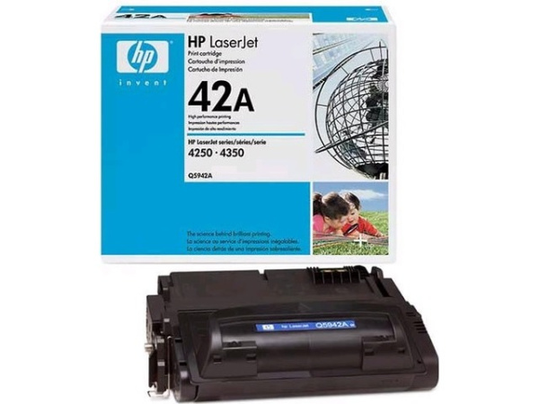 Картридж HP Q5942A для HP LaserJet 4250 / 4350. Ресурс 10000 стр. (арт. Q5942A)