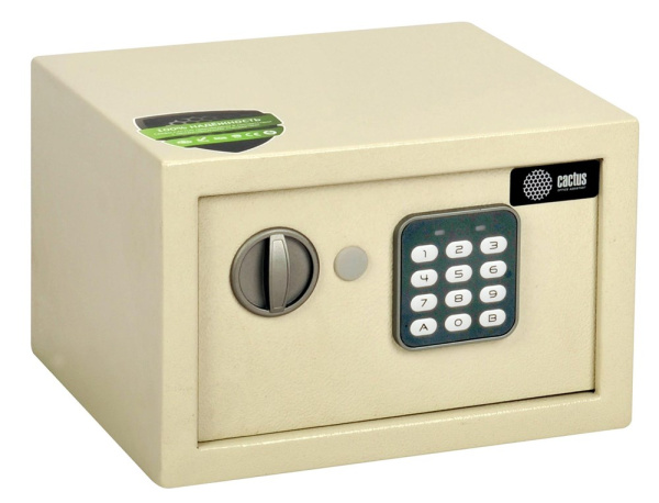 Сейф мебельный Cactus 170 x 260 x 230 мм, электронный, бежевый (арт. CS-SF-E18L)
