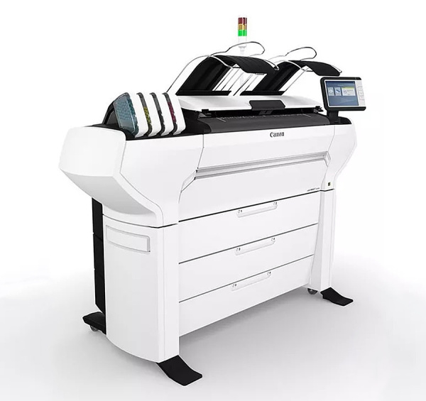 Лазерный широкоформатный принтер Canon ColorWave T60 (2 рулона) (арт. ColorWave T60 P2R)