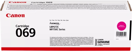 Тонер-картридж Canon 069 Magenta (1900 стр.) (арт. 5092C002)