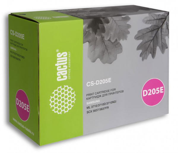 Картридж Cactus черный (10000стр.) для Samsung (арт. CS-D205E)